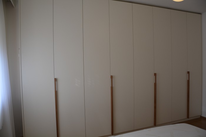 schlafzimmer | bett eiche massiv geölt mit auro öl | schrank in winterweiss