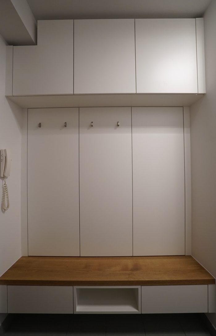 garderobe | zählerkasten verbau | weiß matt